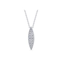 Vicenza - Piazzetta Palladio 2 - Collar Salvini Mujer Sigillo S in Oro blanco Diamante 0.18 Ct 20114586 - 20114586